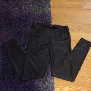 Forever 21 faux leather leggings, sz L